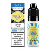Melon Twist 10ml Nic Salt E-Liquid By Dinner Lady